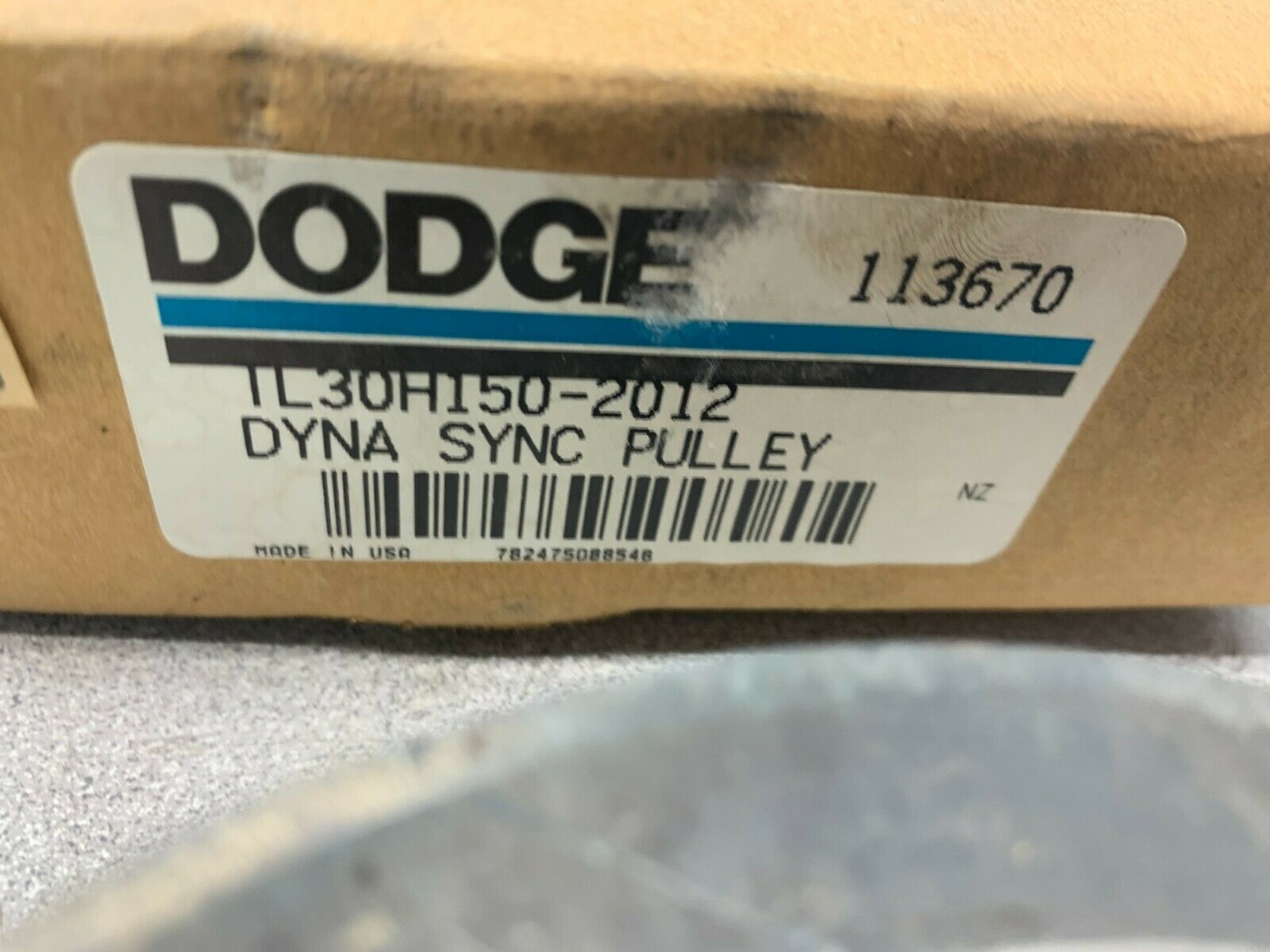 NEW IN BOX DODGE 113670 DYNA SYNC PULLEY TL30H150-2012