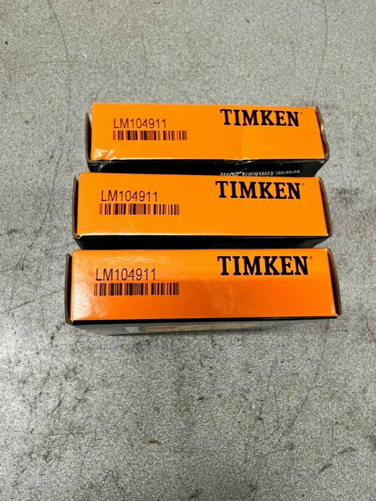 LOT OF 3 NEW IN BOX TIMKEN BEARING LM104911