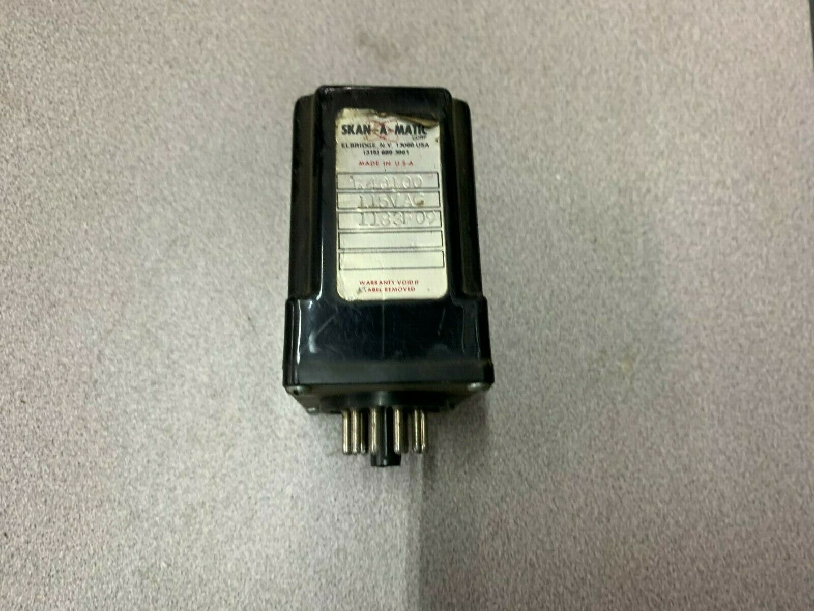 USED SKAN-A-MATIC RELAY R40100