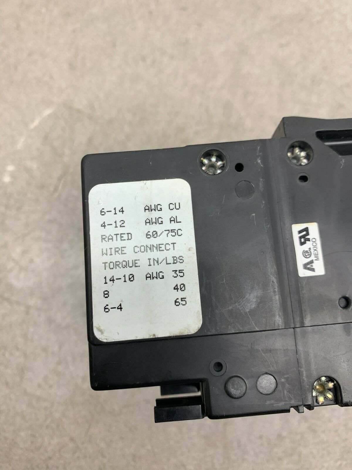 NEW NO BOX SENSATA AIPAX 3 POLE 27541-483 CIRCUIT BREAKER 219-4-8295-5