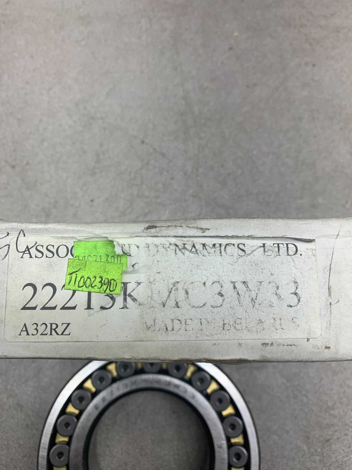 NEW IN BOX ASSOCIATED DYNAMICS ROLLER BEARING 22213KMC3W33