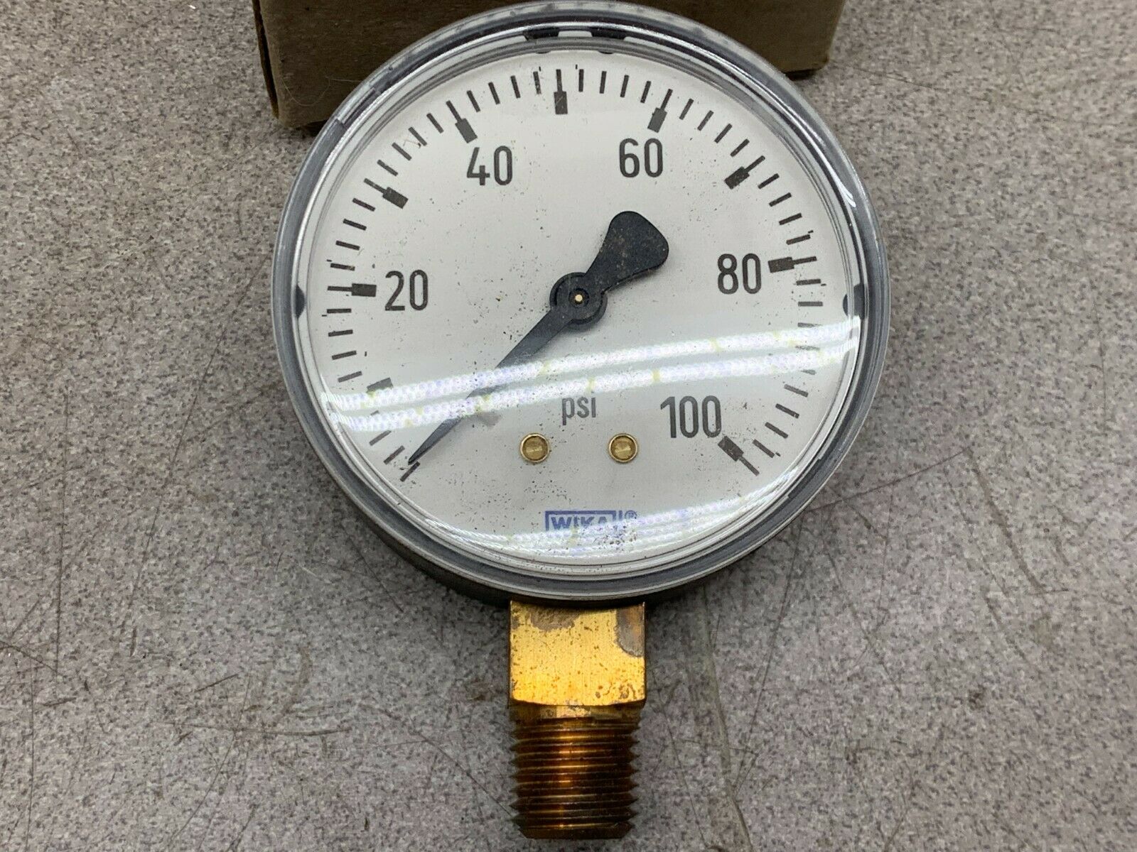 NEW IN BOX WIKA 100 PSI 1/4NPT PRESSURE GAUGE 4253132