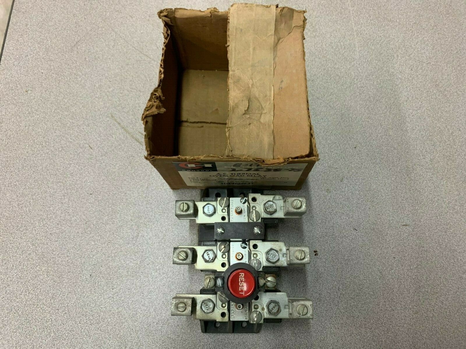 NEW IN BOX CUTLER HAMMER OVERLOAD RELAY 10176H936T