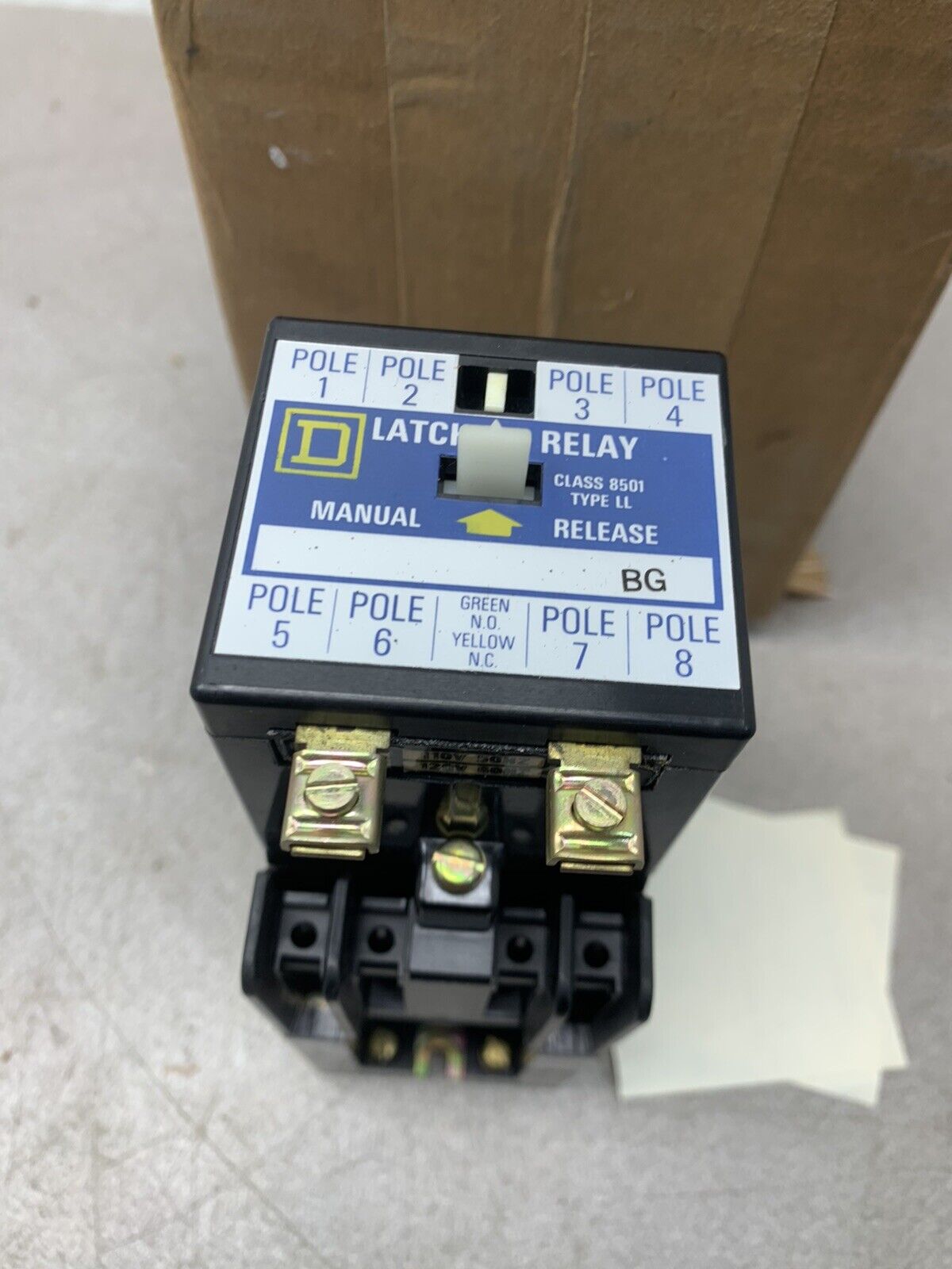 NEW IN BOX SQUARE D 8501 L0-40 A.C. MECH. LATCH RELAY 8501 LO-40-LL