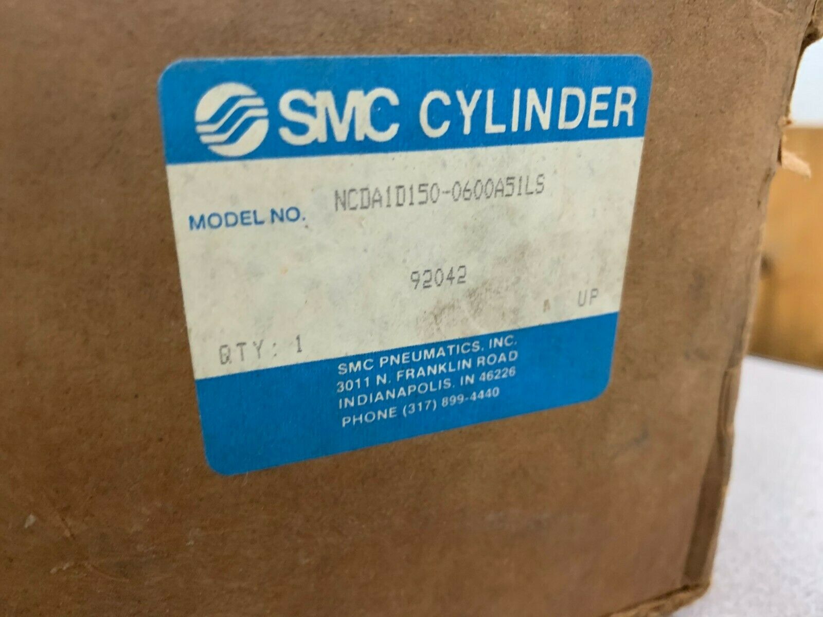 NEW IN BOX SMC PNEUMATIC AIR CYLINDER NCDA1D150-0600A51LS