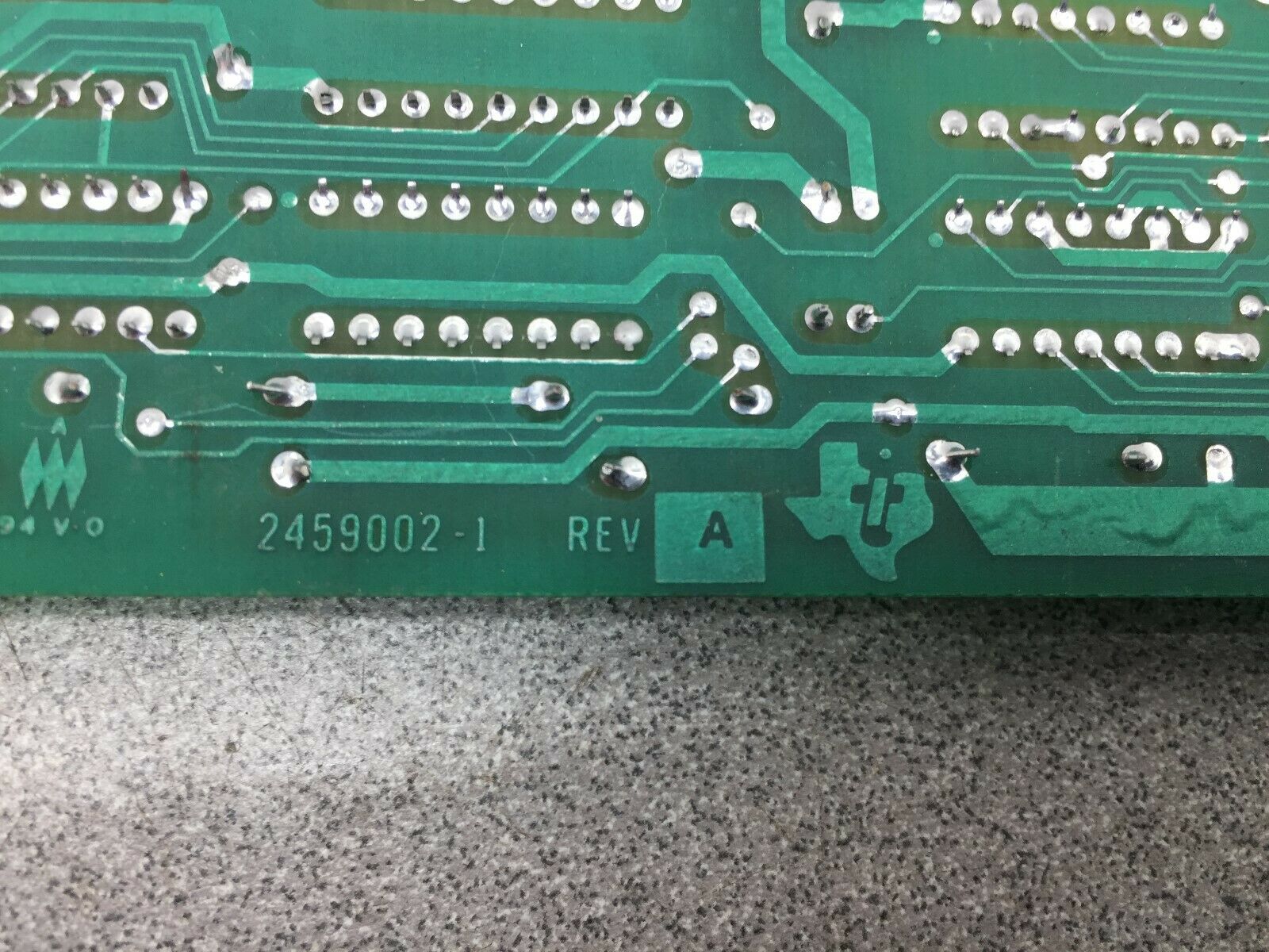 USED TEXAS INST CIRCUIT BOARD 2459002