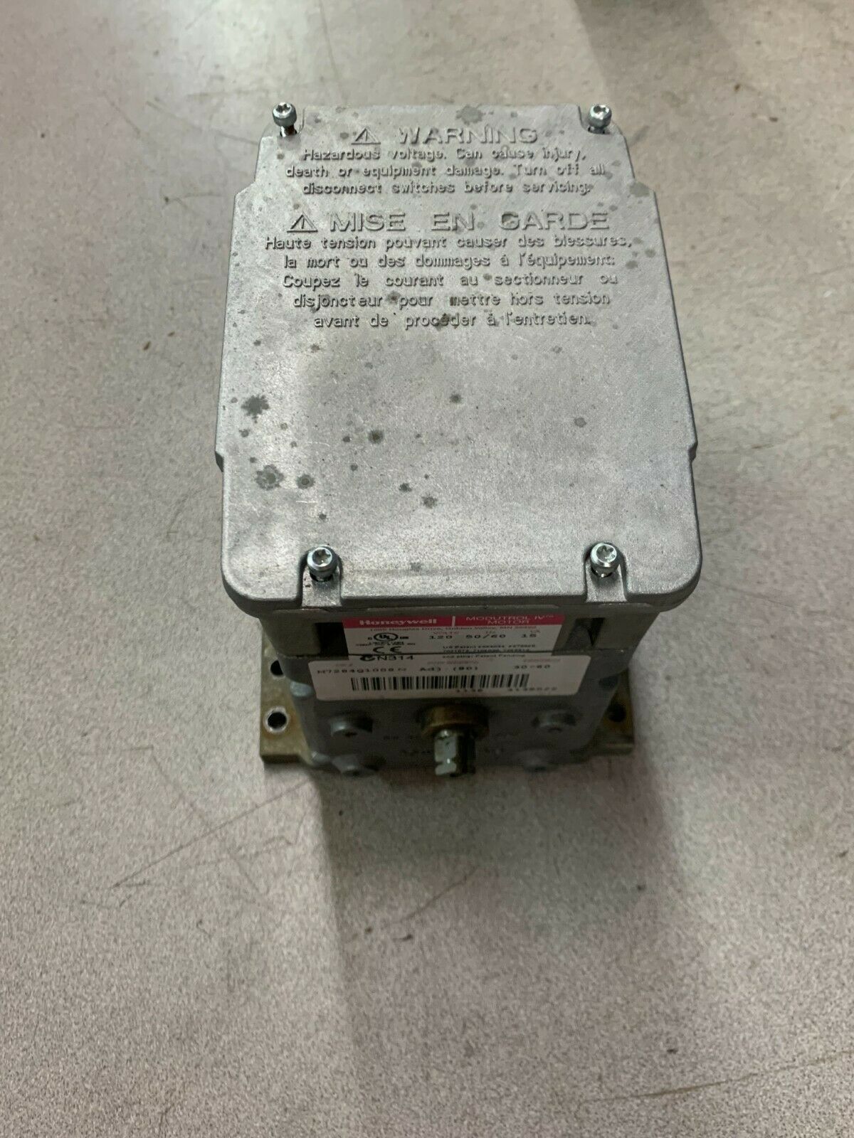 USED HONEYWELL MODUTROL IV MOTOR M7284Q1009