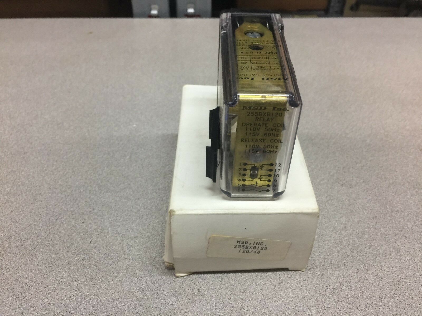 NEW IN BOX MSD RELAY 255BXB120