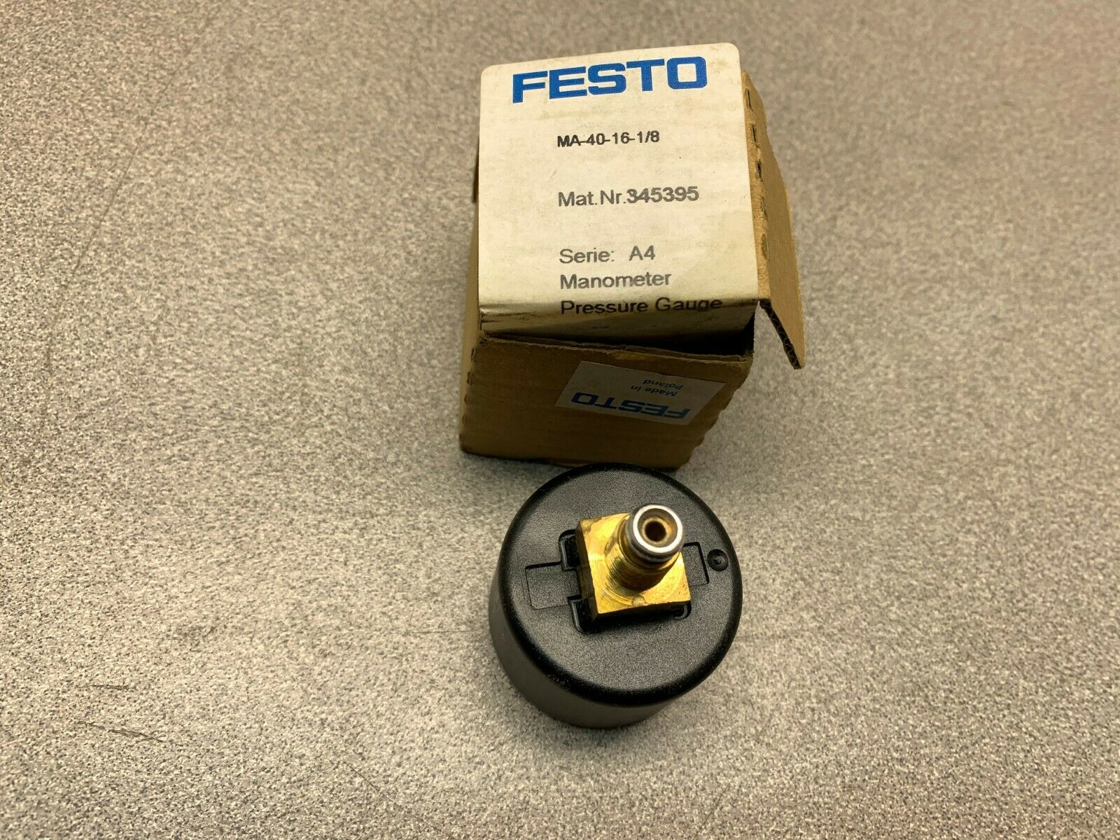 NEW IN BOX FESTO GAUGE MA-40-16-1/8