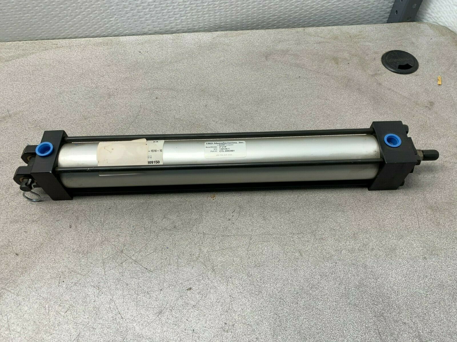 NEW NO BOX TRD MANUFACTURING BIMBA 2" X 14" PNEUMATIC CYLINDER CYL-8593961