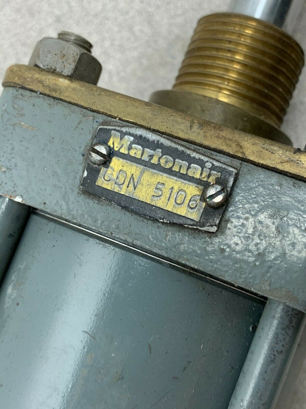 USED MARTONAIR PNEUMATIC CYLINDER CDN 5106