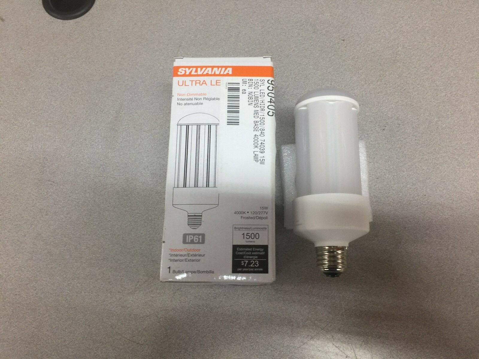 NEW IN BOX SYLVANIA ULTRA LED BULB IP61