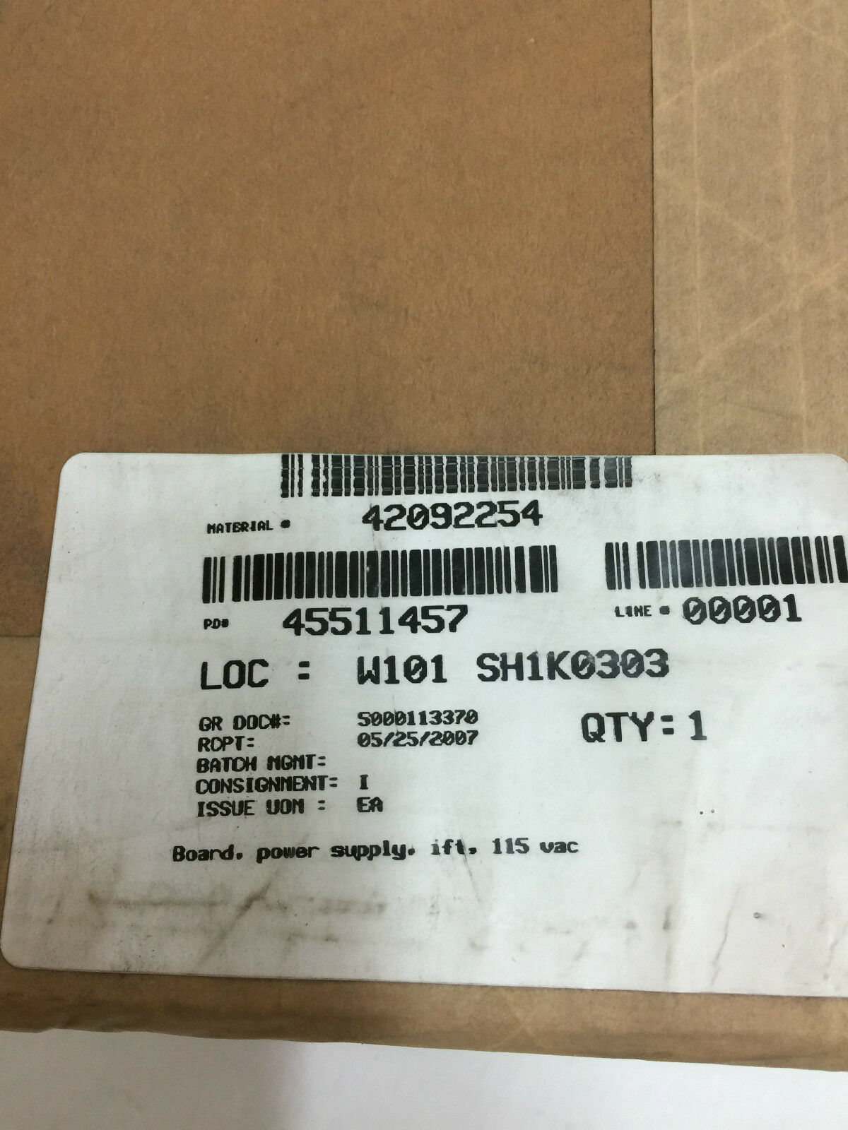 NEW FACTORY SEALED ROSEMOUNT POWER SUPPLY BOARD 3D39122G03