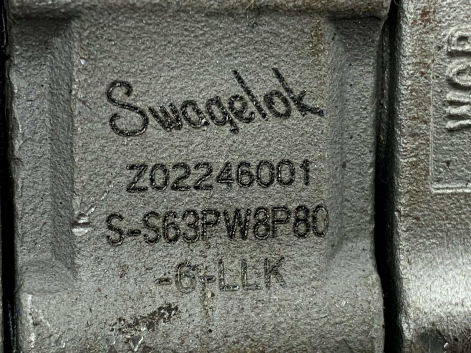 NEW NO BOX SWAGELOK STEAM SERIES BALL VALVE S-S63PW8P80-6-LLK