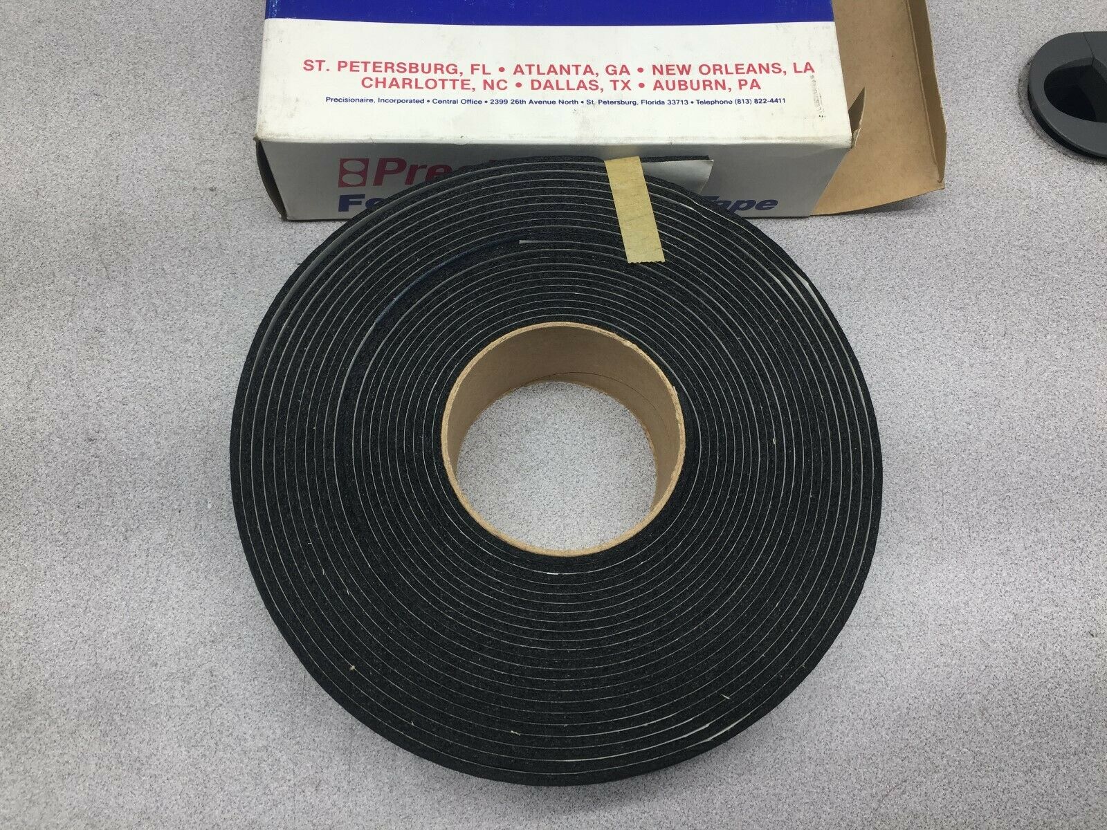 NEW IN BOX PRECISIONAIRE 2" X 30' 1/8"THICK FOAM INSULATION TAPE IT-30-1/8-2