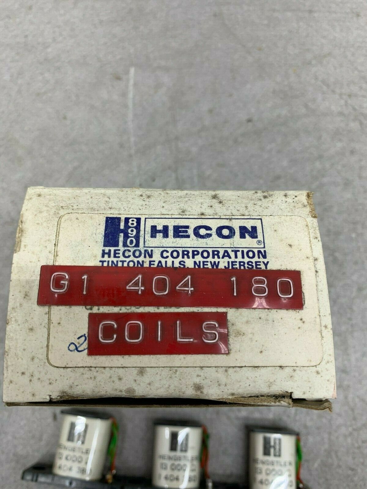 BOX OF 9 NEW IN BOX HECON COILS G1 404 180