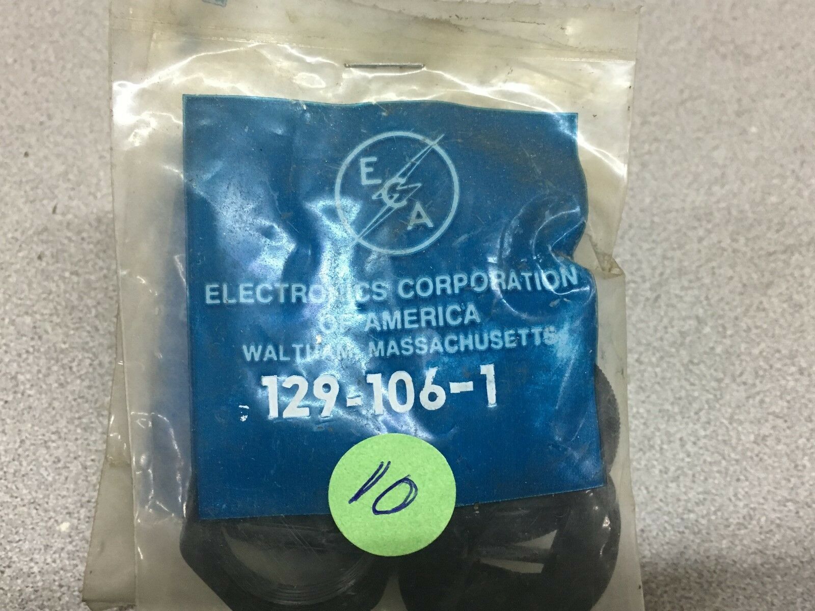 NEW IN BAG LOT OF 4 ELECTRONICS CORPORATION OF AMERICA 129-106-1