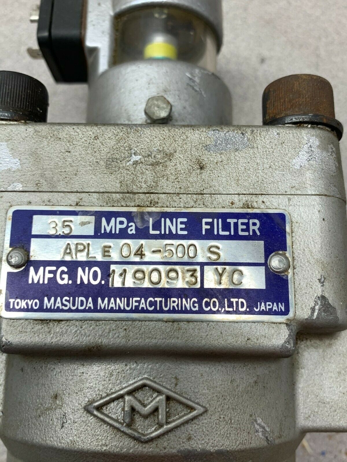 USED MASUDA MPA LINE FILTER APLE04-500S