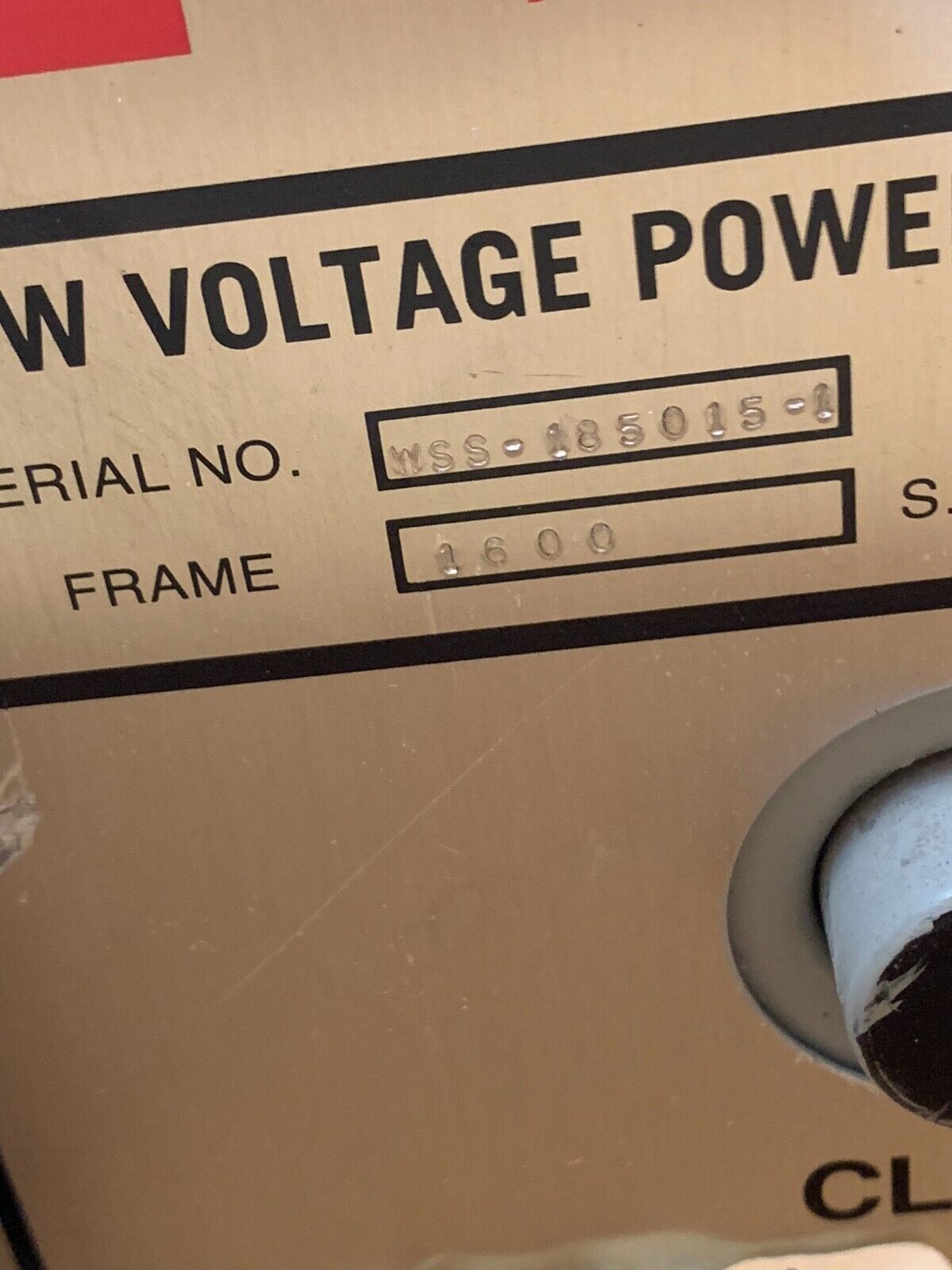 NEW FPE FEDERAL PACIFIC 1600AMP FRAME LOW VOLTAGE POWER CIRCUIT BREAKER FPS5-50