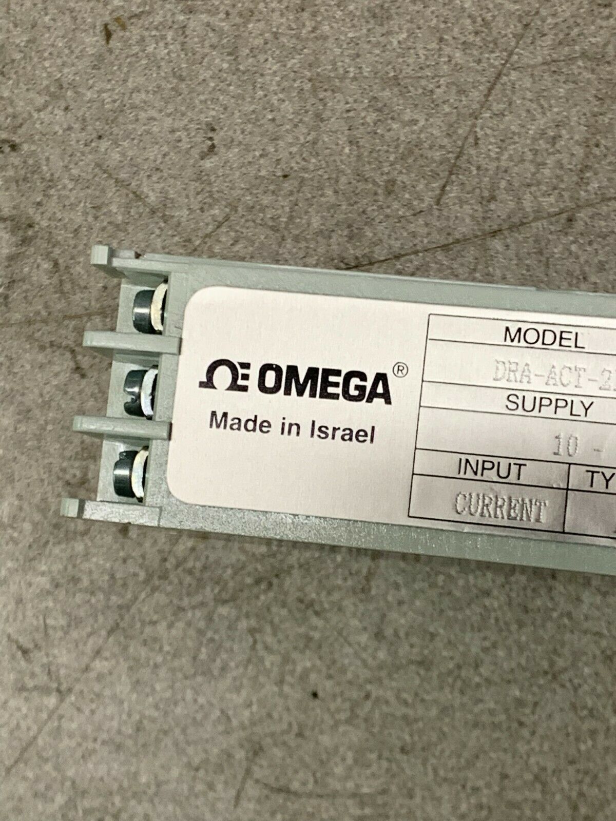 USED OMEGA ACT-2 ISOLATED AC TRANSMITTER DRA-ACT-21