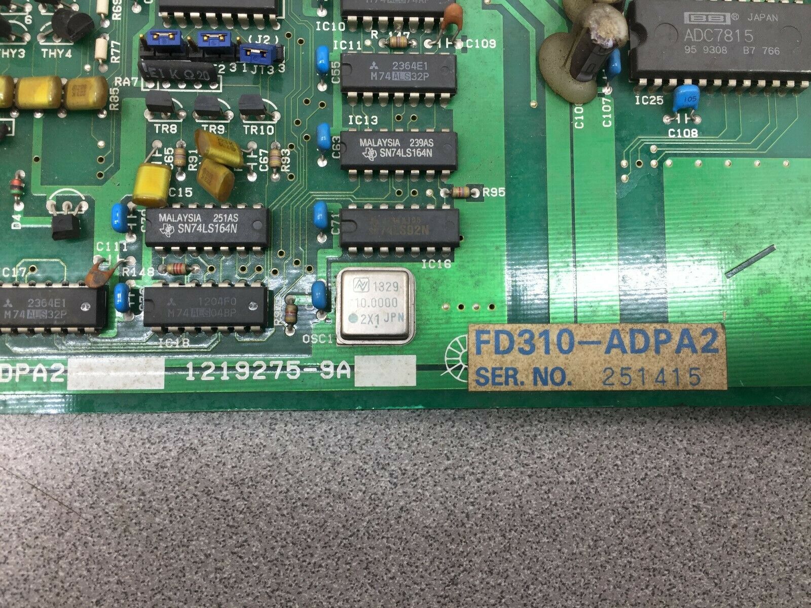 USED OMRON CIRCUIT BOARD FD310-ADPA2