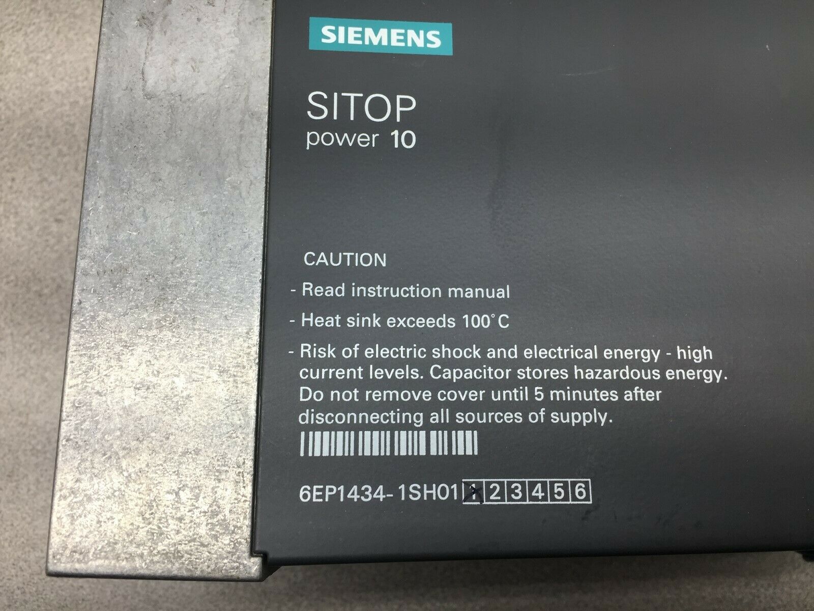 USED SIEMENS SITOP POWER 10 24VDC 10AMP POWER SUPPLY 6EP1434-1SH01