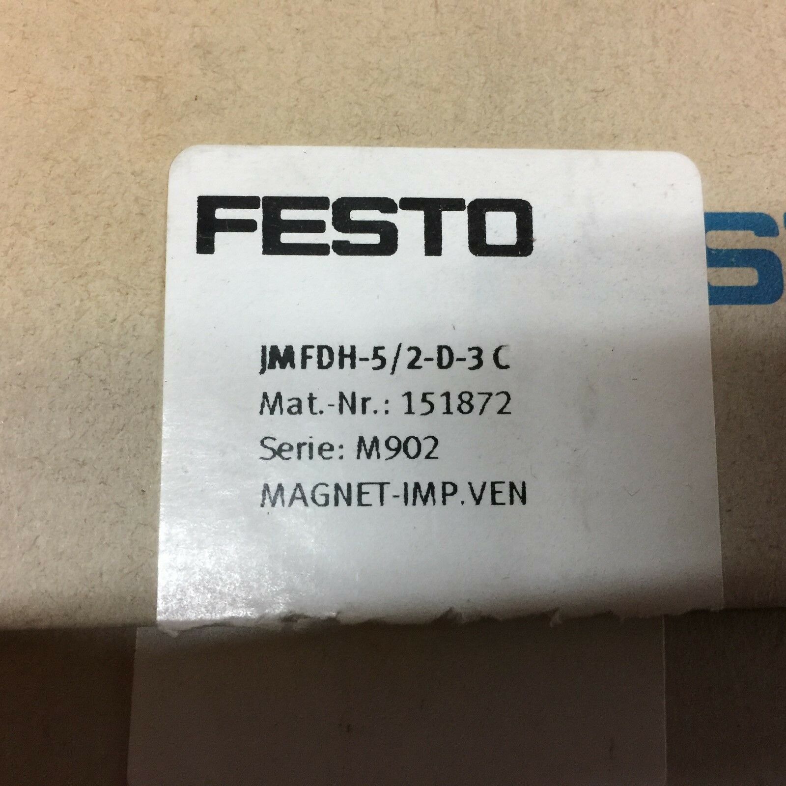 NEW IN BOX FESTO SOLENOID VALVE JMFDH-5/2-D-3C