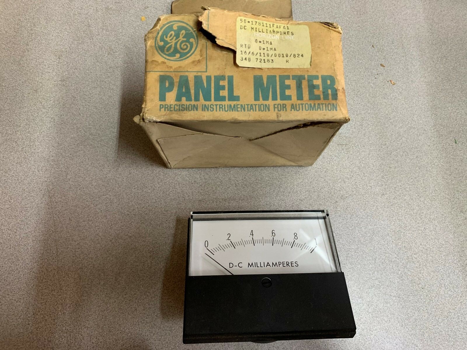 NEW IN BOX GE PANEL METER 50-178111FAFA1