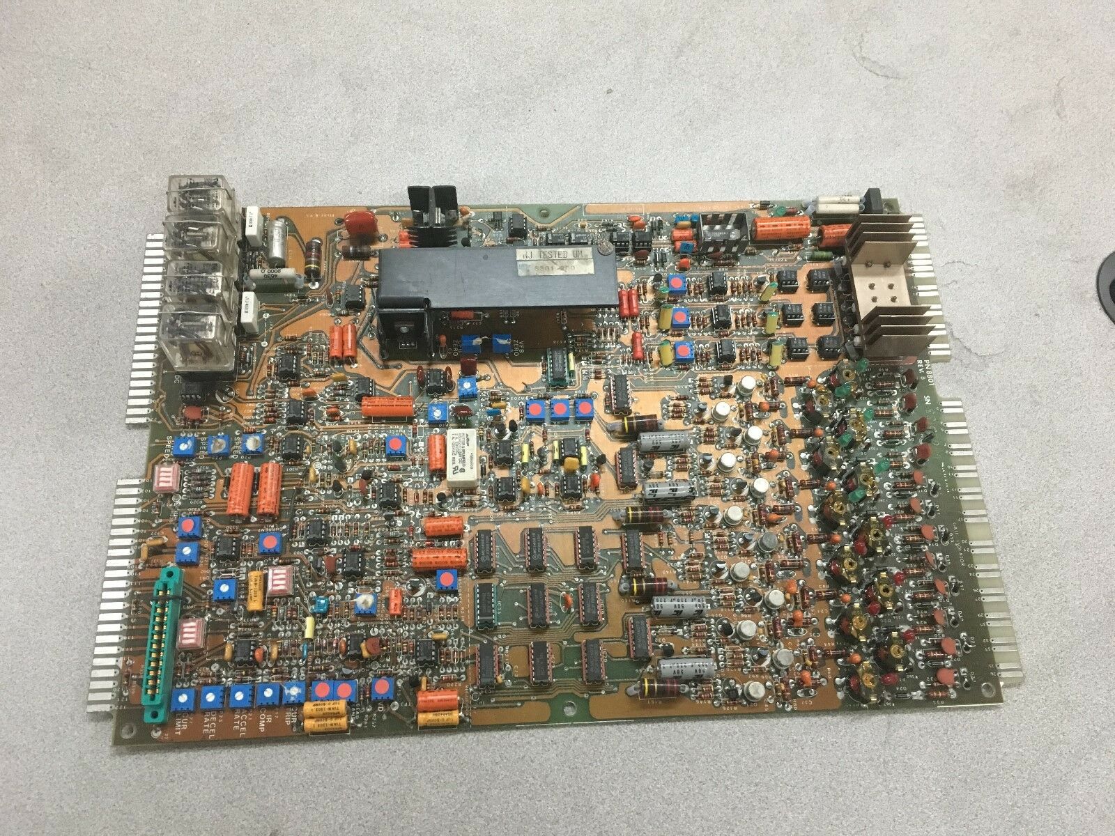 USED SABINA V&I FB ISOLATOR CONTROL BOARD 8801 REV. B