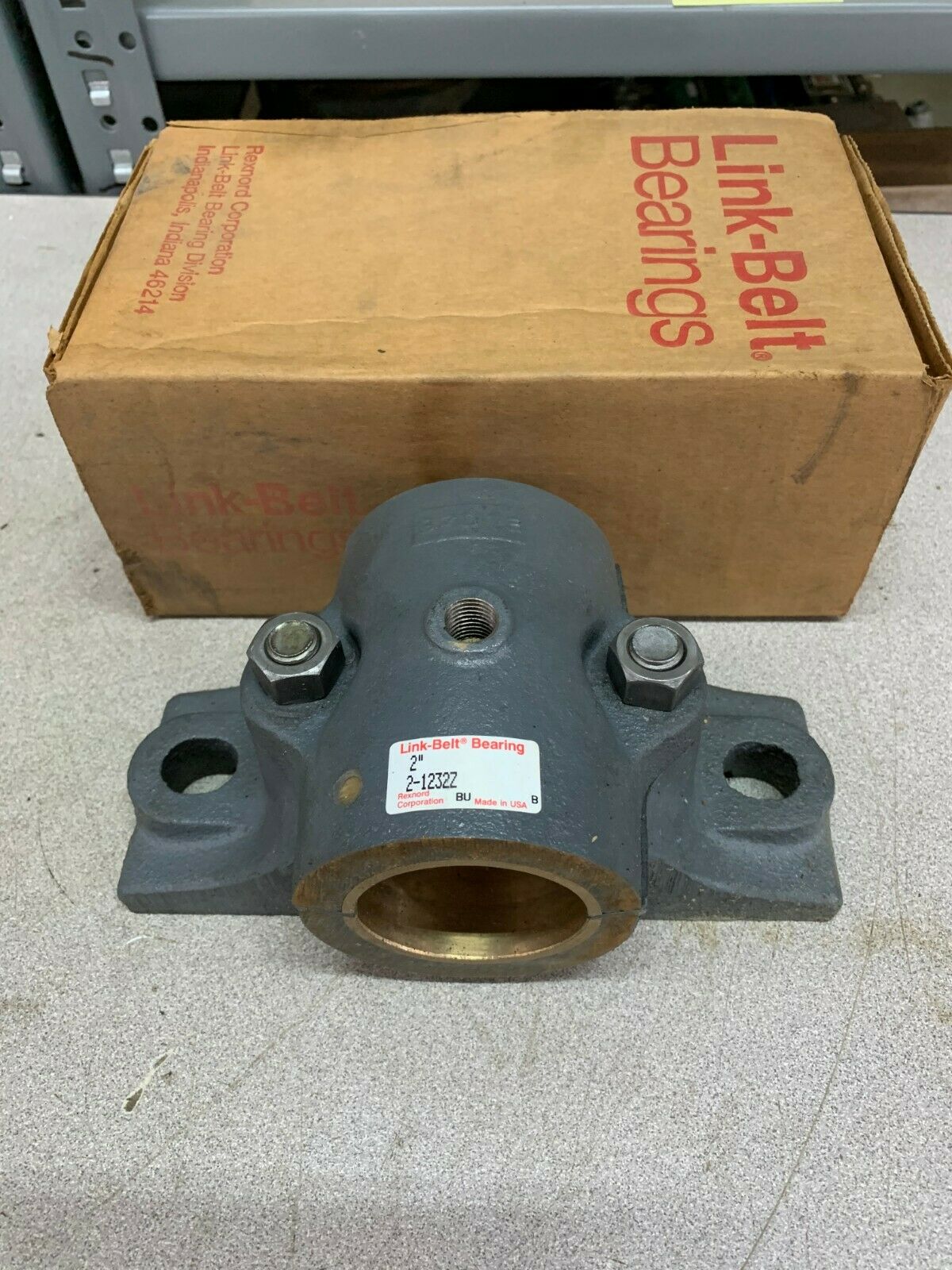 NEW IN BOX LINK-BELT BEARING 2" BORE 2-1232Z