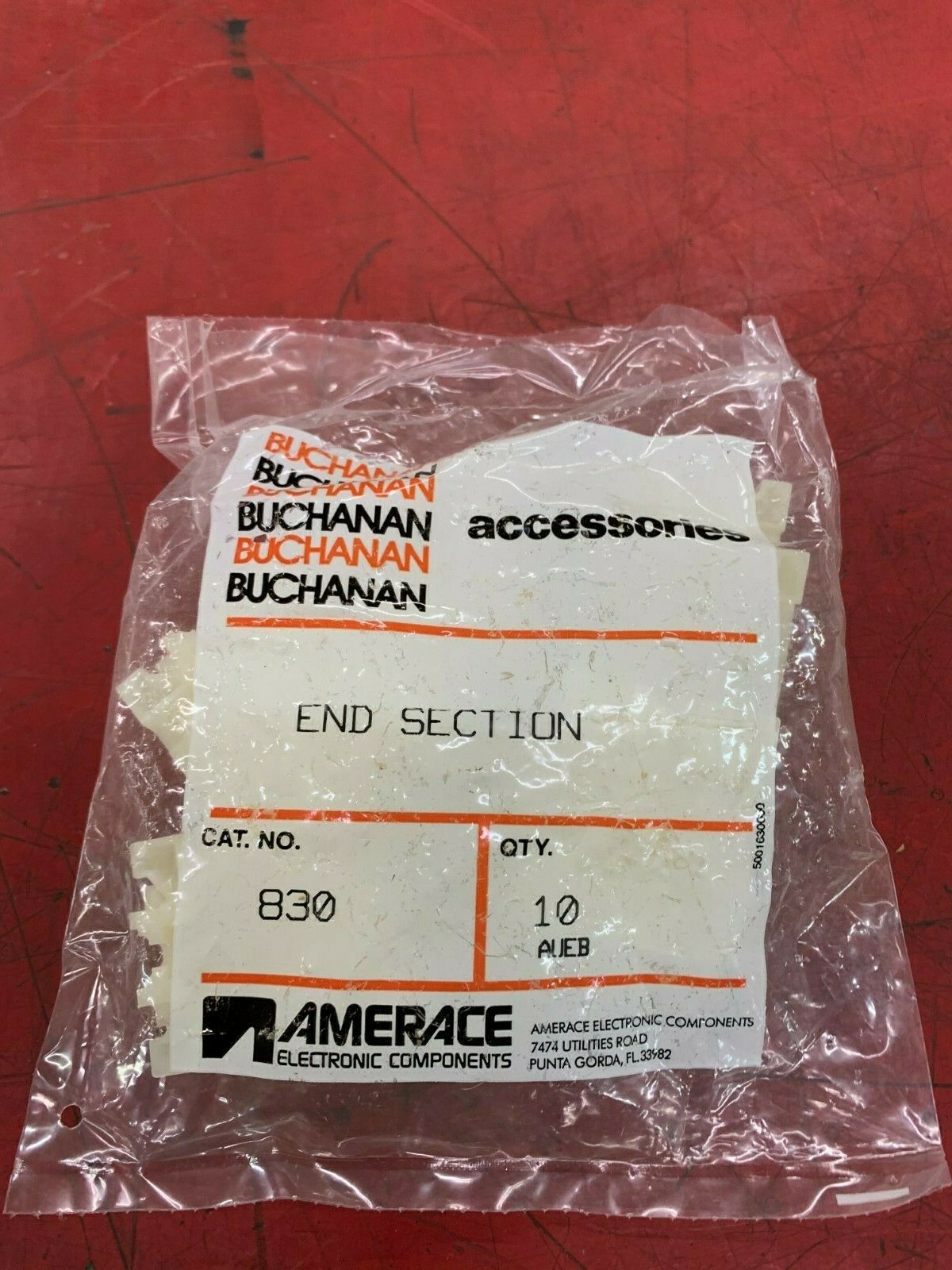 BAG OF 10 NEW IN BAG BUCHANAN END SECTION 830