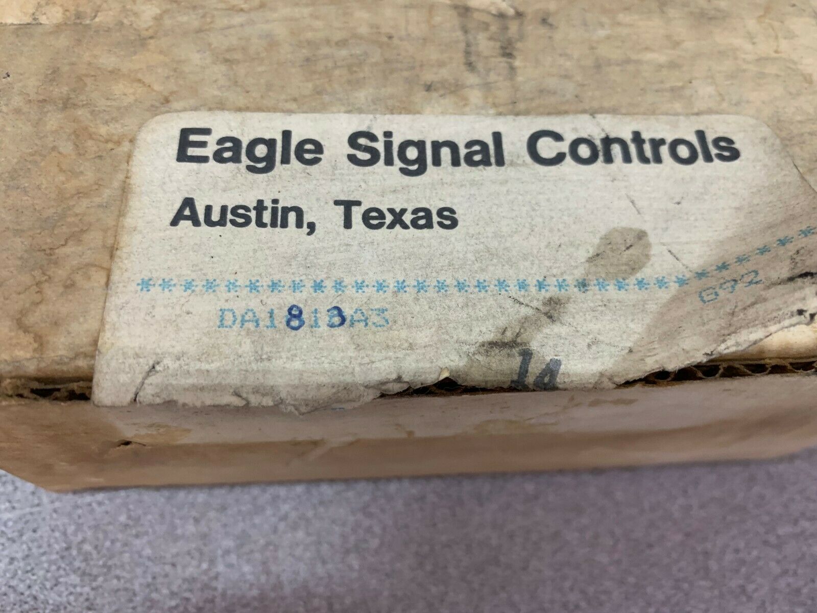 NEW IN BOX EAGLE SIGNAL CONTROLS ELECTRONIC REPEAT CYCLE TIMER DA1813A3