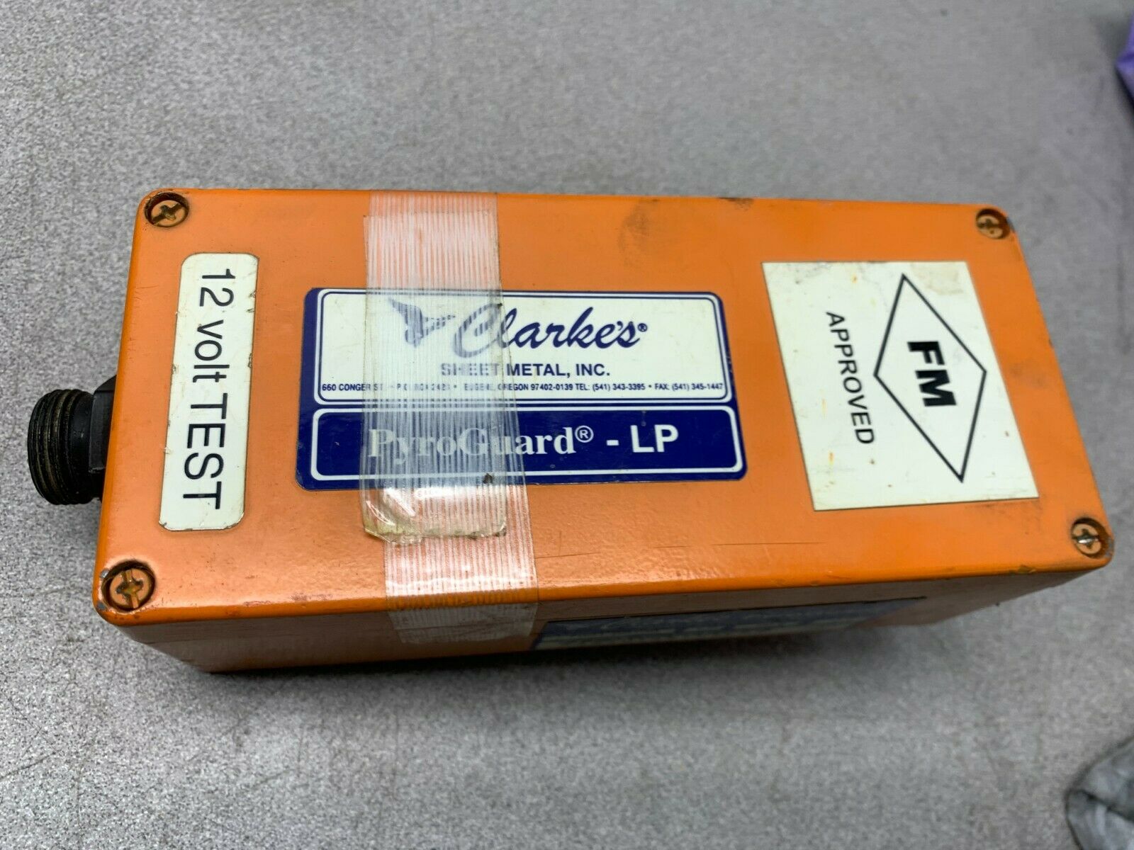 USED CLARKES PYROGUARD LP SENSOR 7001-00100