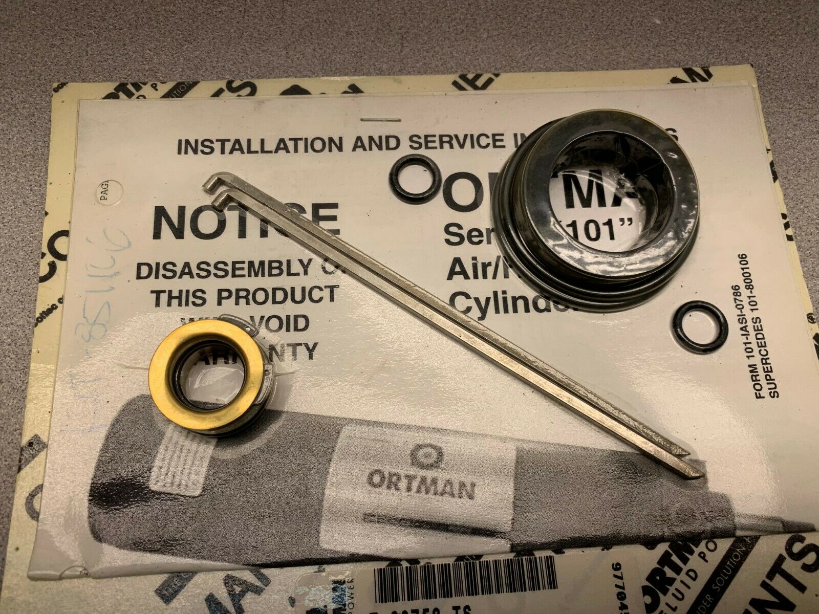 NEW ORTMAN CYLINDER REPAIR KIT Z-23758-TS