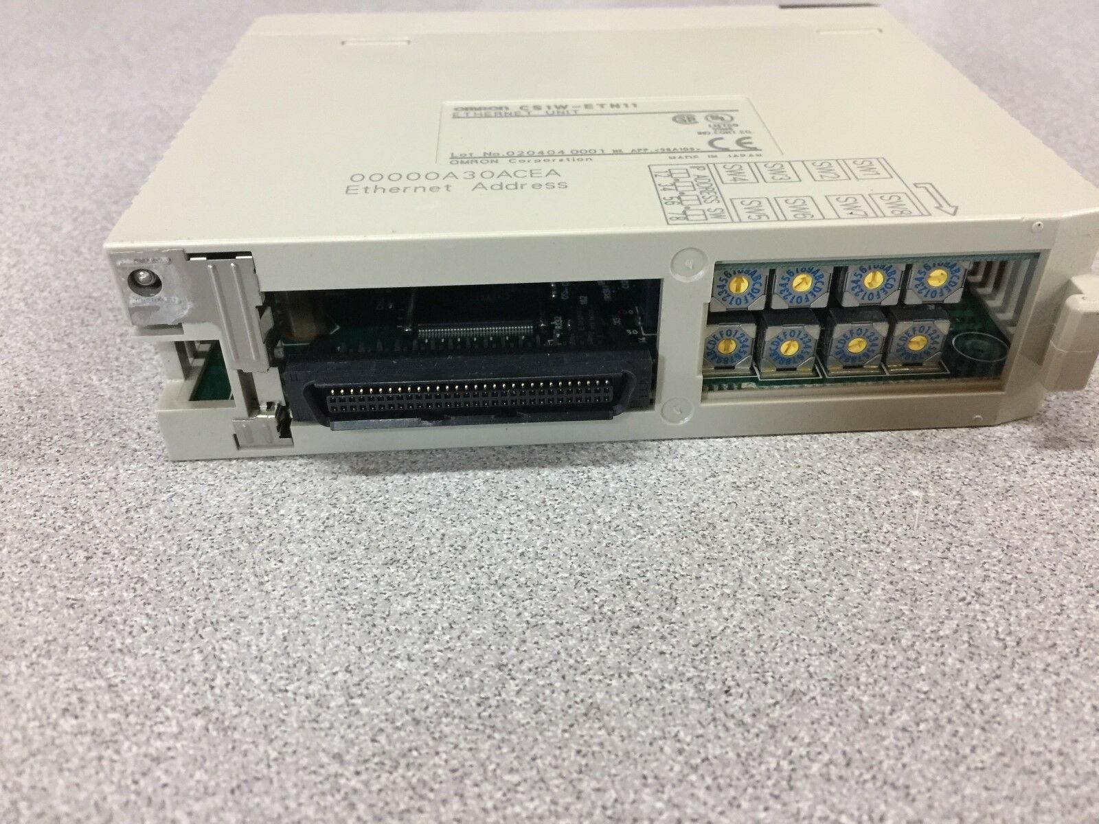 USED OMRON ETHERNET UNIT CS1W-ETN11