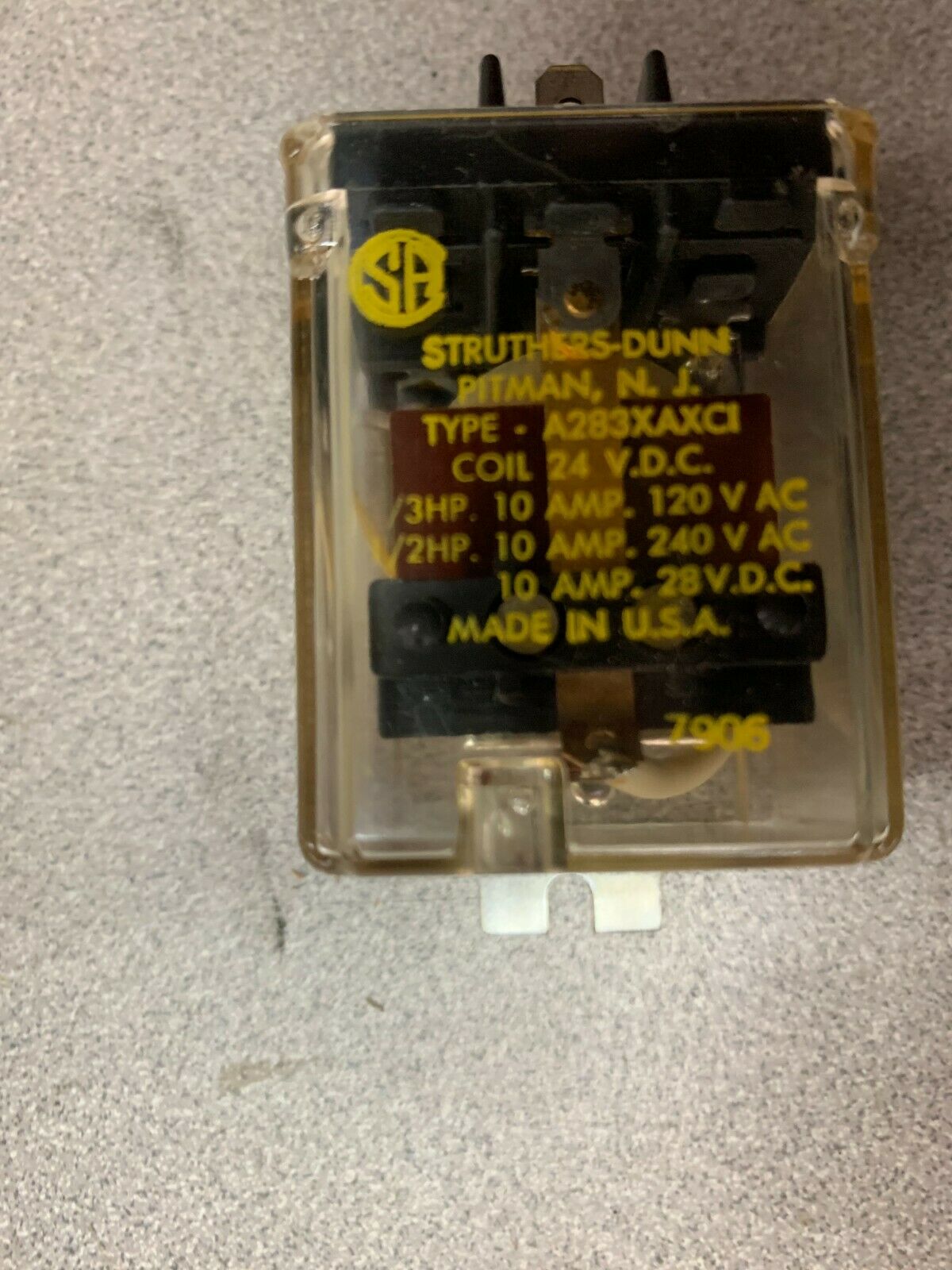 NEW IN BOX STRUTHERS-DUNN RELAY A283XAXCI