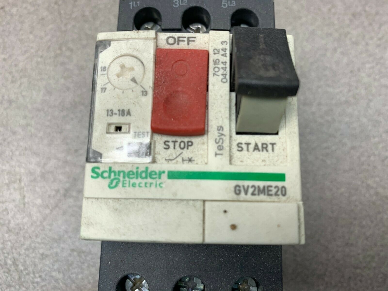 USED SCHNEIDER ELECTRIC CONTACTOR GVME20