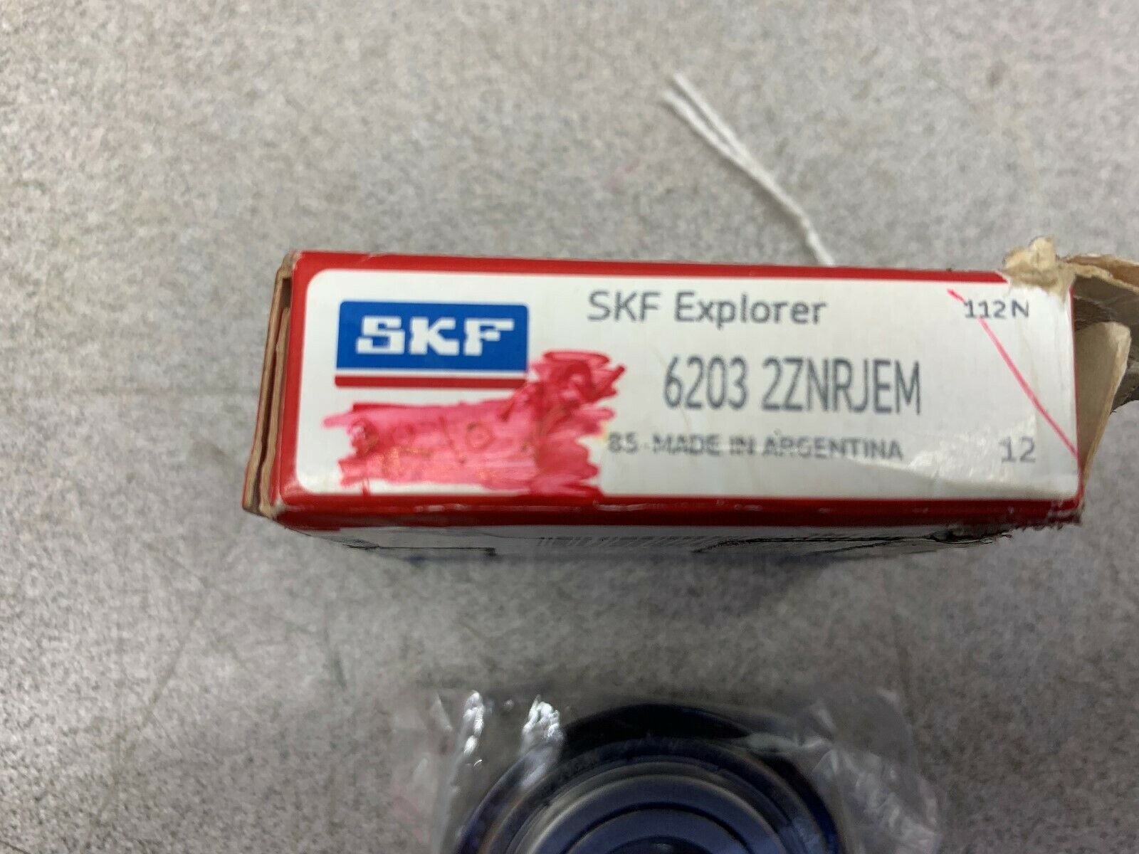 NEW IN FACTORY BOX SKF BEARING 6203 2ZNRJEM