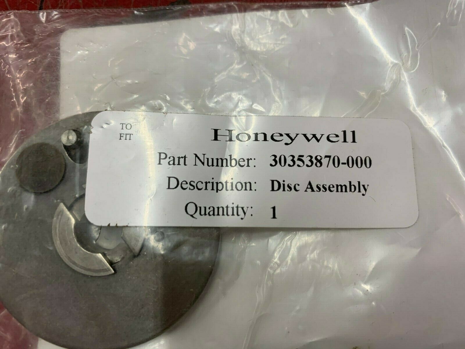 NEW NO BOX HONEYWELL DISC ASSEMBLY 30538170-000