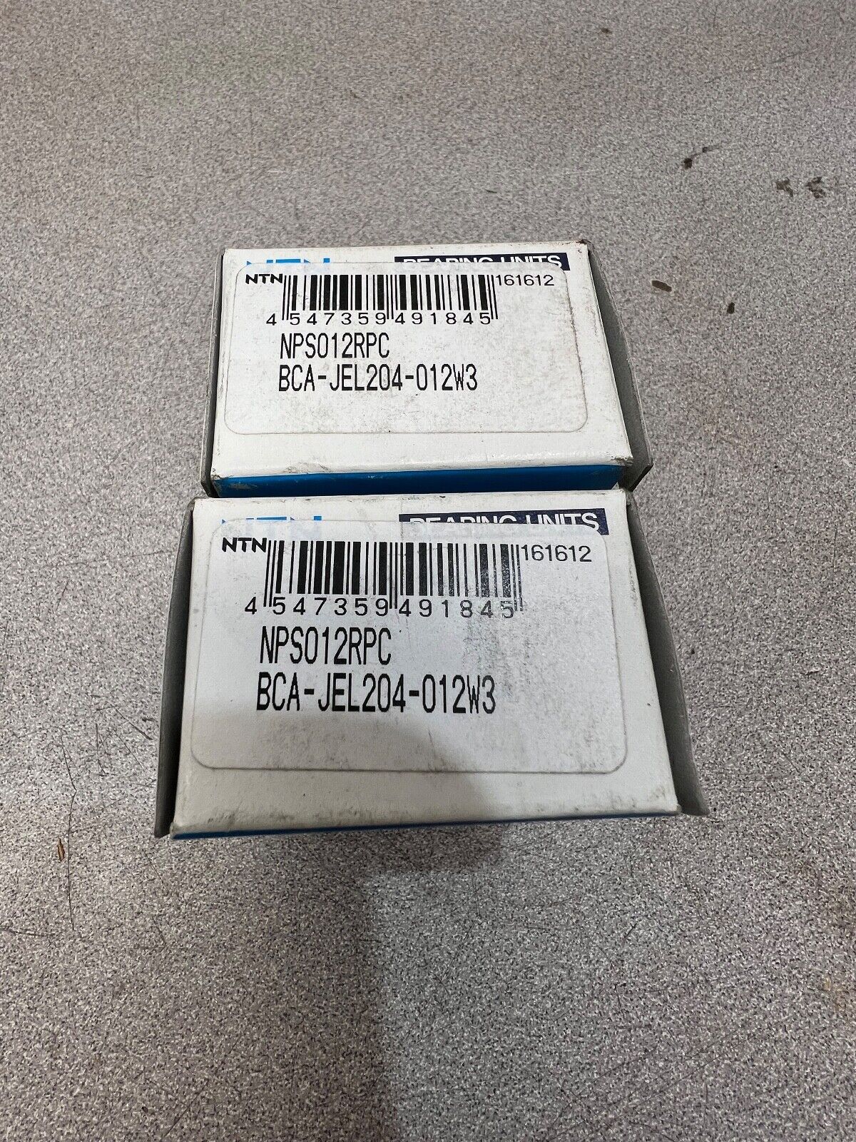 LOT OF 2 NEW IN BOX NTN BCA-JEL204-012W3 INSERT BEARING NPS012RPC