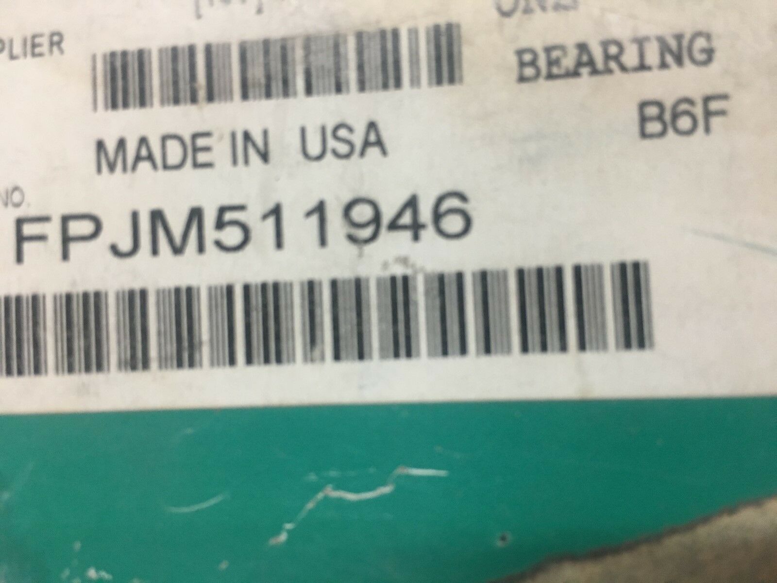 NEW IN BOX FLEETRITE BEARING FPJM511946