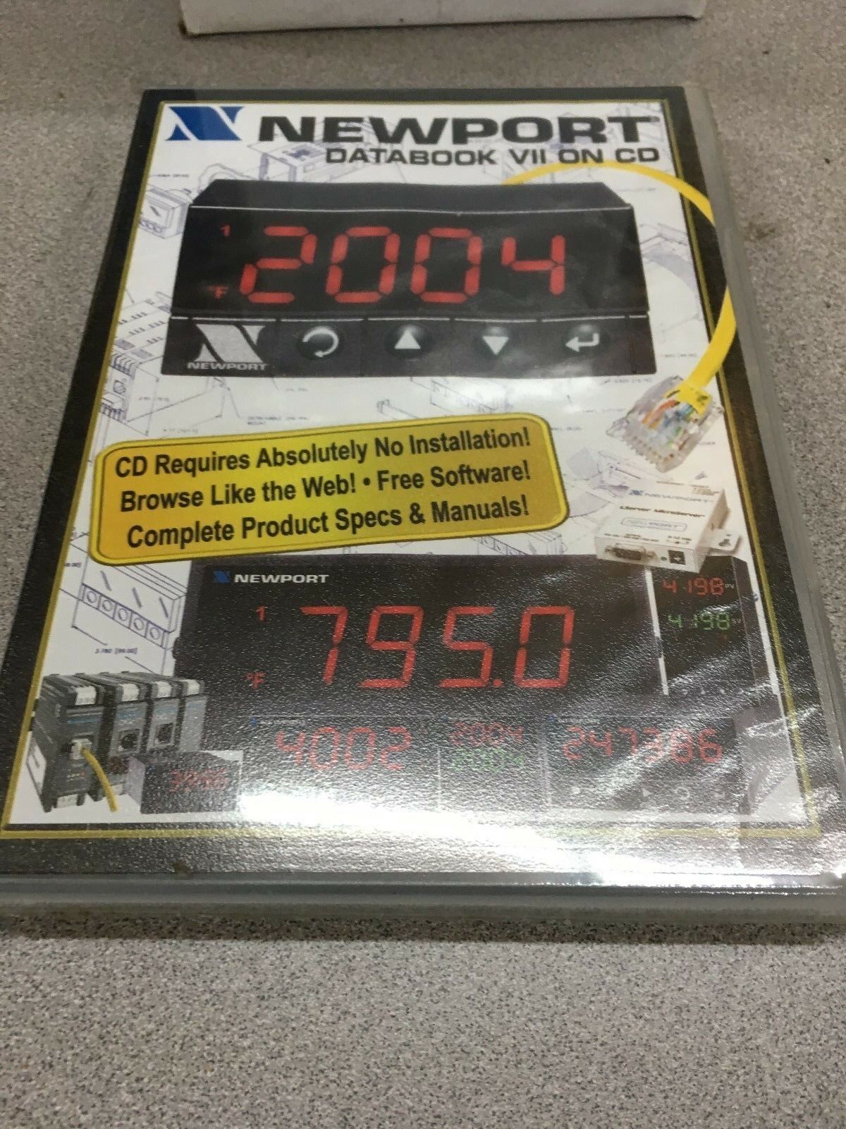 NEW IN SEALED BOX NEWPORT Q2060-GCR7 FS METER