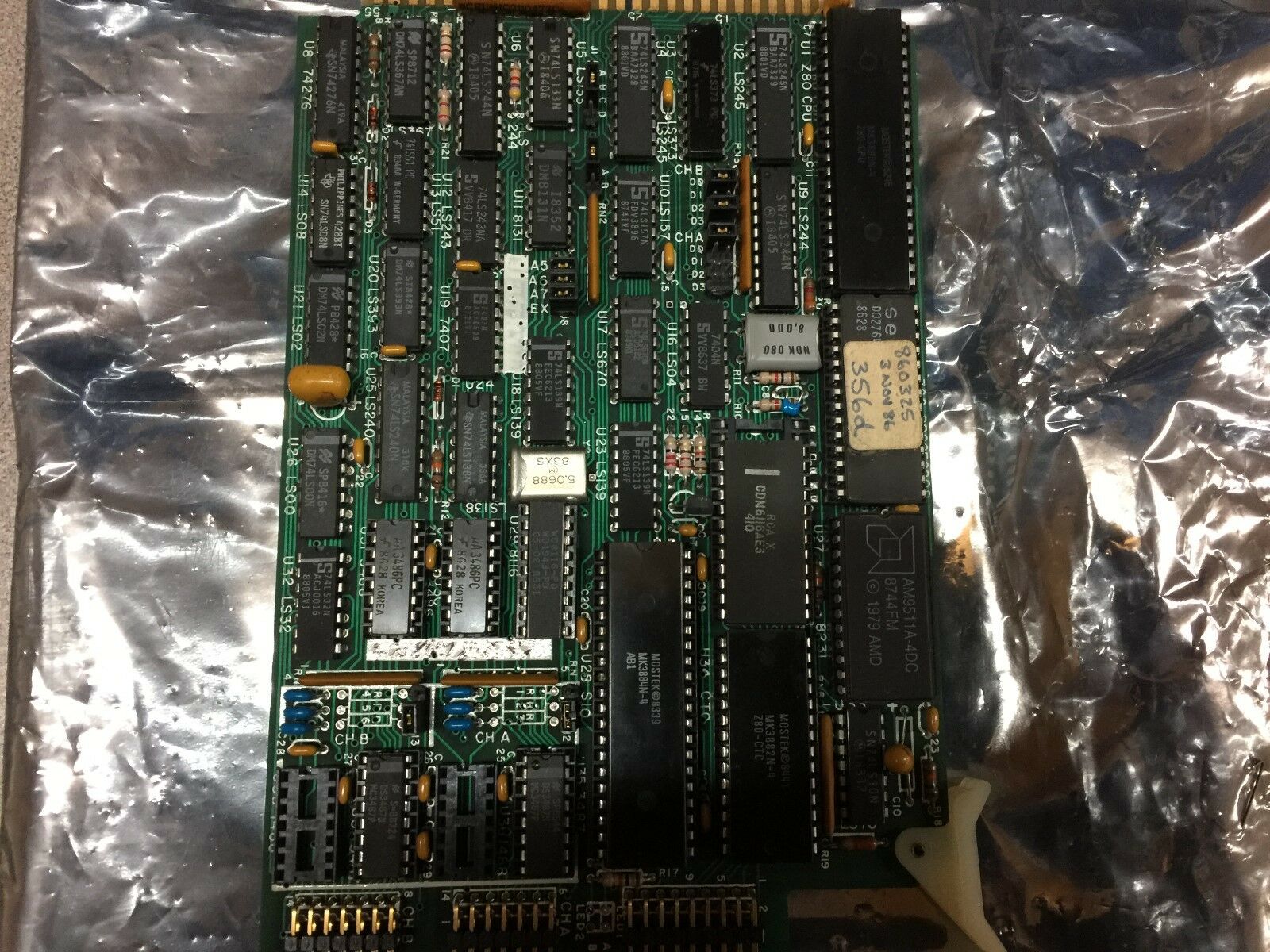 NEW NO BOX ALPHA OMEGA CIRCUIT BOARD Z80