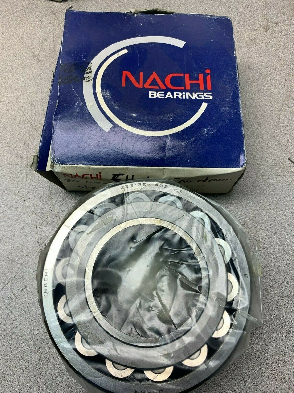 NEW IN BOX NACHI BALL BEARING 22312EXW33 C3