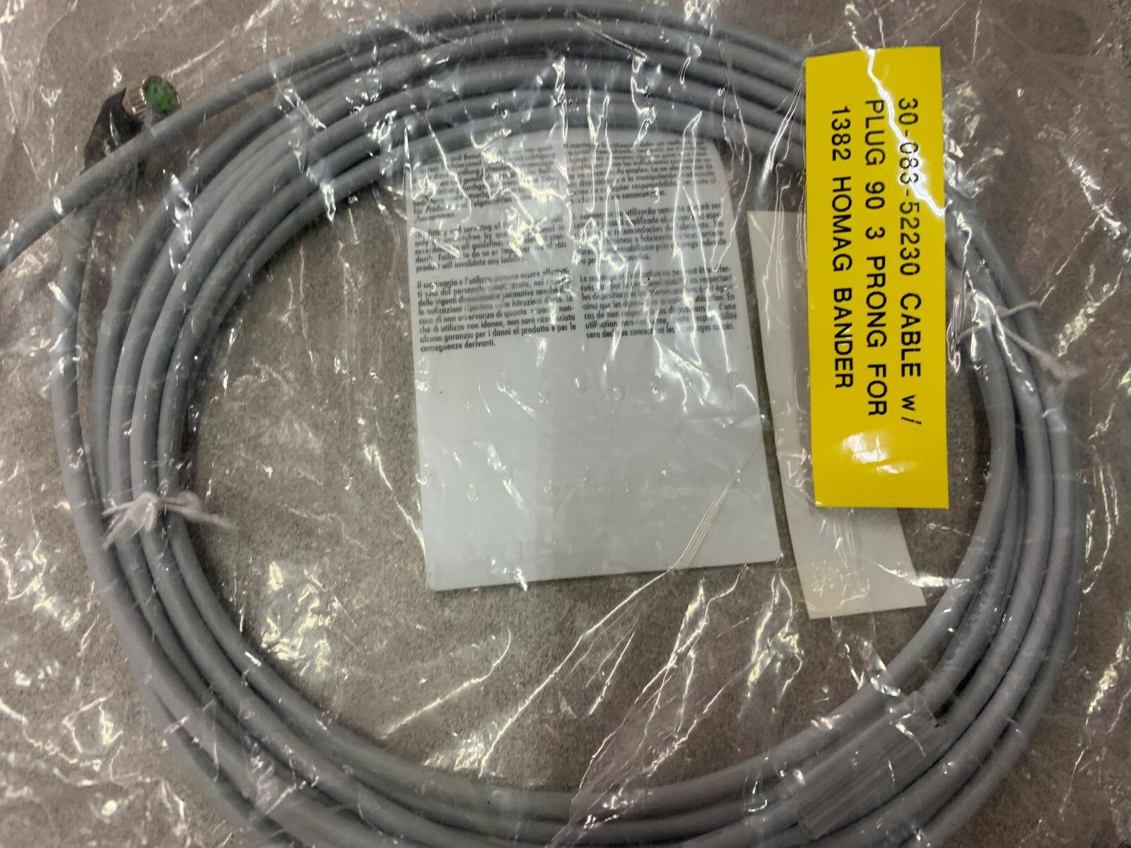 NEW IN BAG MURR CABLE 7000-08081-2200500