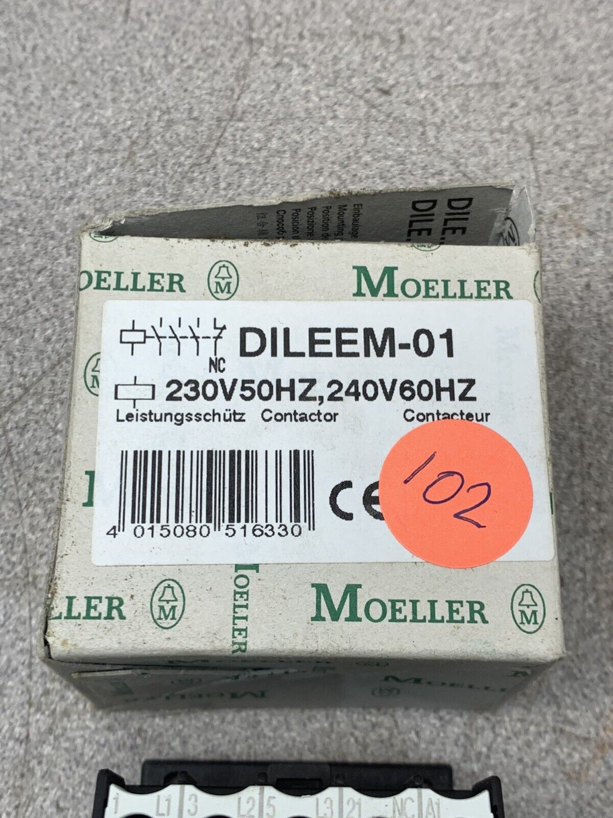 NEW IN BOX MOELLER CONTACTOR DILEEM-01