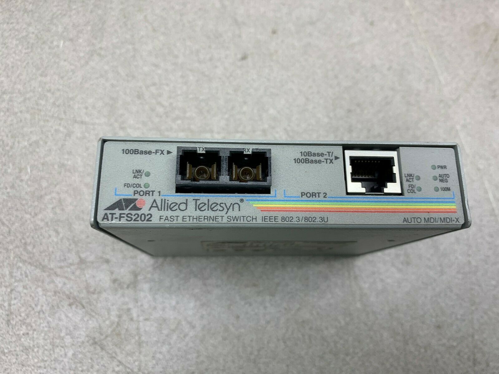 USED  ALLIED TELESY NETWORK SWITCH  AT-FS202