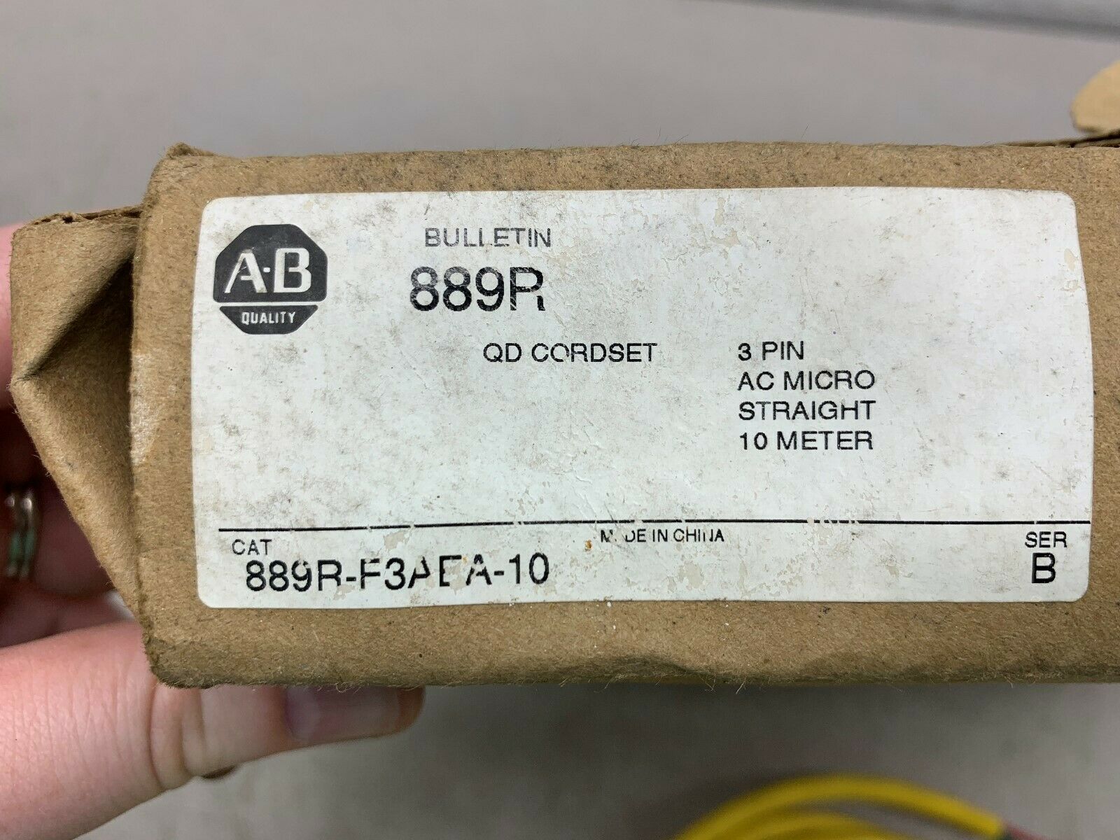 NEW IN BOX ALLEN BRADLEY CORDSET 889R-F3AEA-10