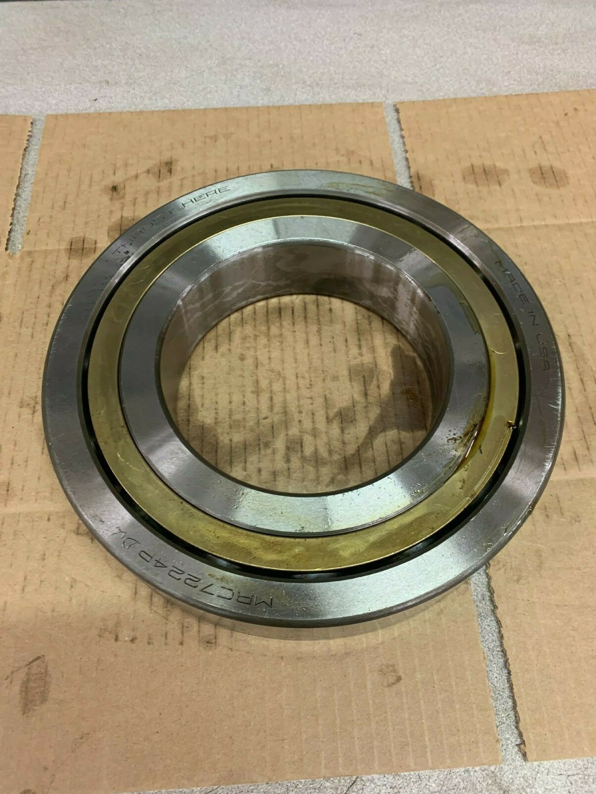 NEW NO BOX MRC 7224P ANGUALR CONTACT BEARING BRASS CAGE 7224PDU