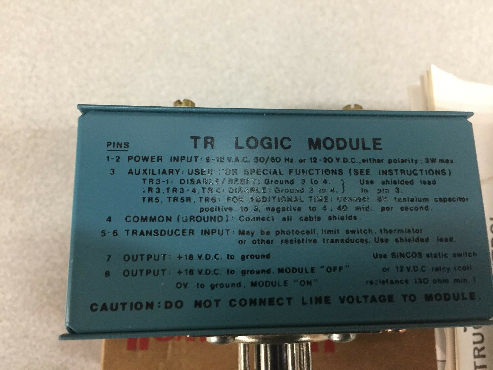 NEW IN BOX HONEYWELL LOGIC MODULE FE-TR5